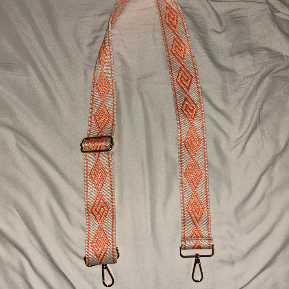 Orange Geometric Strap